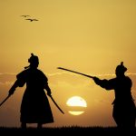 Samurai silhouette